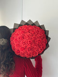 Bouquet de fleurs rouges