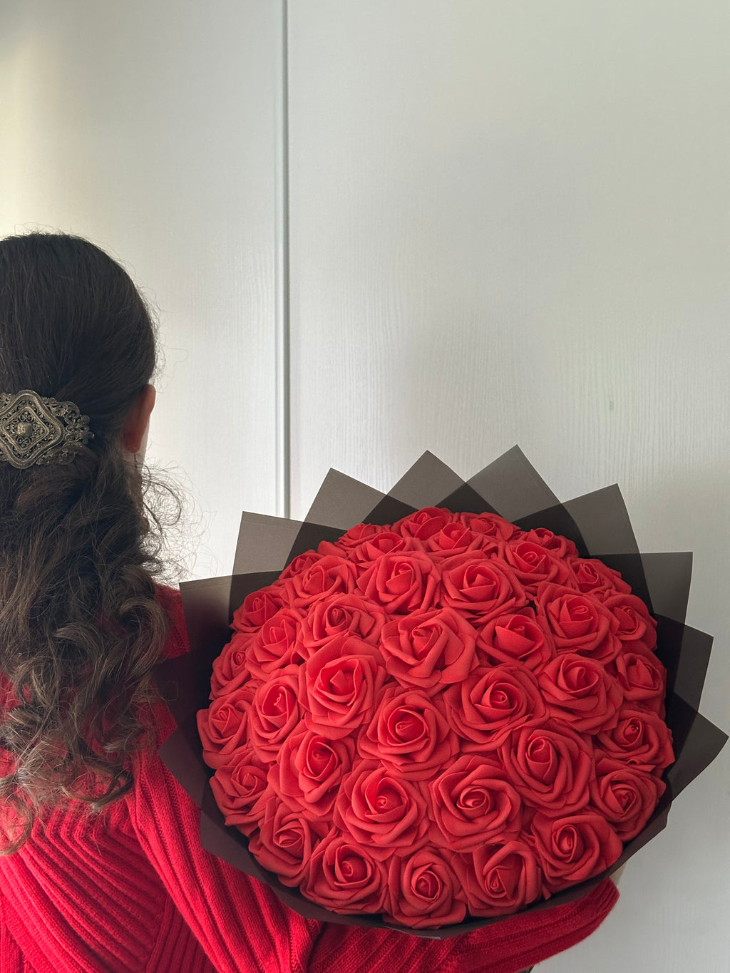 Bouquet de fleurs rouges